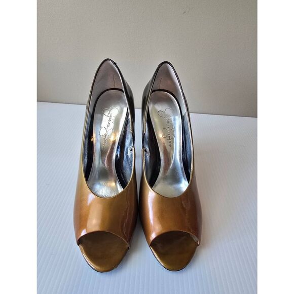 Jessica Simpson Newport Heels Sz 7-1/2B - Picture 4 of 13